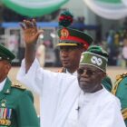 The Nigeria President Bola Tinubu under tight security. <br />&quot;In October 2020, Nigerian youths led massive protests against police brutality that ended in bloodshed after security forces opened fire on protesters.&quot; By using gun fire and all sorts of brutal force by an African Nigerian professional army, did the national economic problems go away now that it is 2024? One remembers very well the brutal force the Nigerian army used against the people of Biafra for three years some 60 years ago(1967). Did the African poverty, human rights violations, bad governance and corruption, ethnic marginalization and building personal armies to stay put in state power go away? It is a shame that 100 years will come to find this Pan African country in strife and until Jesus comes back to earth!